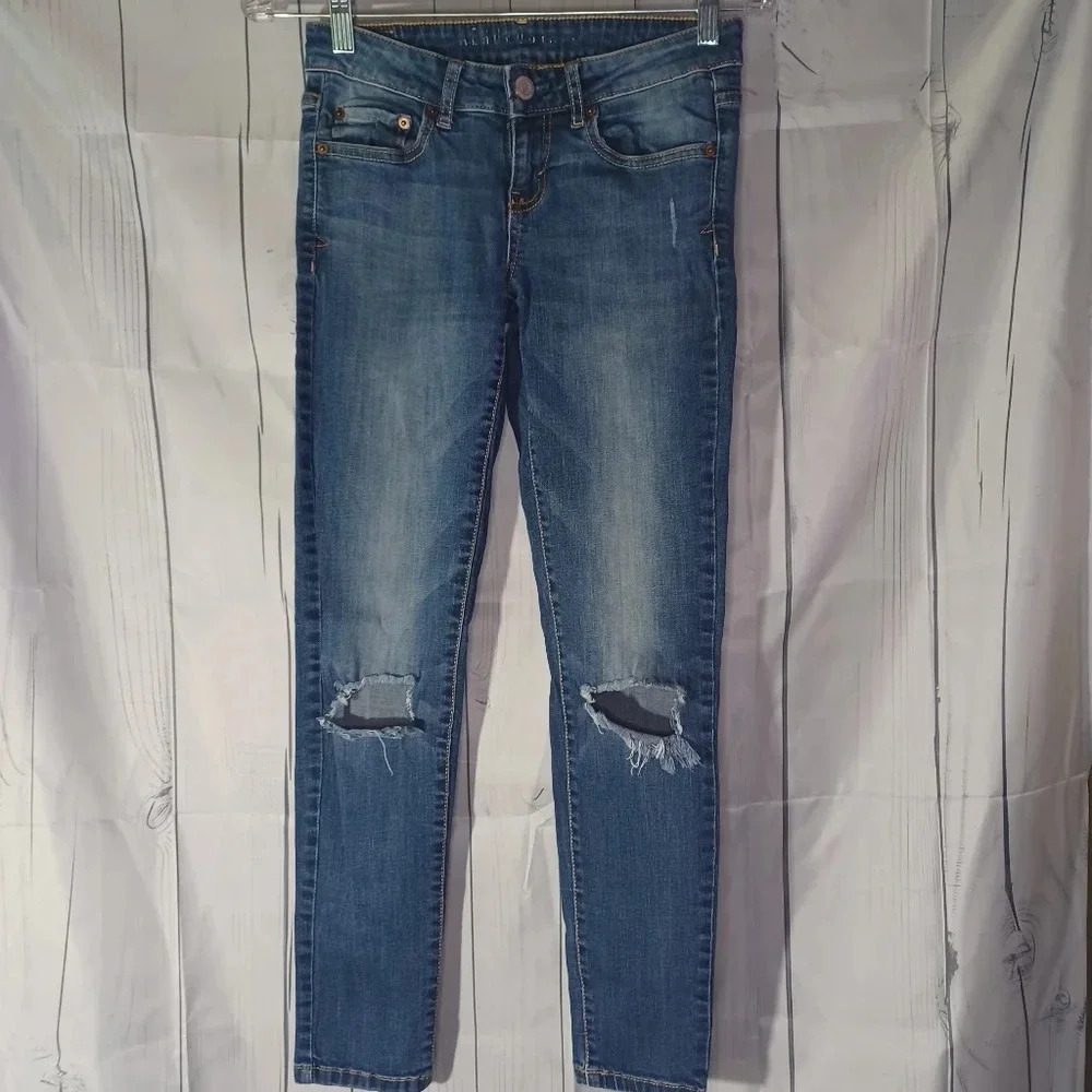 Aeropostale Y2K Casual Distressed Skinny Jeans
